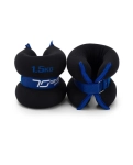 Обтяжувачі-манжети для ніг і рук 7SPORTS Wrist/Ankle Weights ( 2х1,5кг.) ON-3 Black/Blue (пара)
