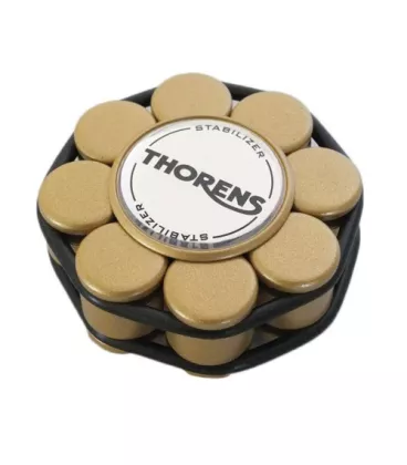 Притиск (клемп) для пластинок Thorens Stabilizer Golden in Wooden Box