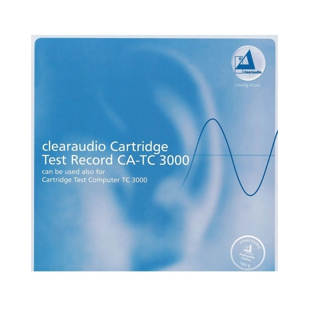 Тестова грамплатівка: Clearaudio Cartridge Test Record TC 3000 (83059,180 g.) Germany, Mint