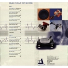 Тестова грамплатівка Clearaudio Music-Pickup Test Record (LP 43033,180 г.) Німеччина, Mint