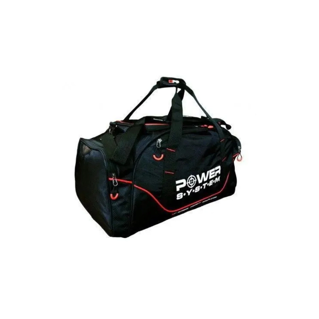 Спортивна сумка Power System PS-7010 Gym Bag Magna (65л.) Blak/Red