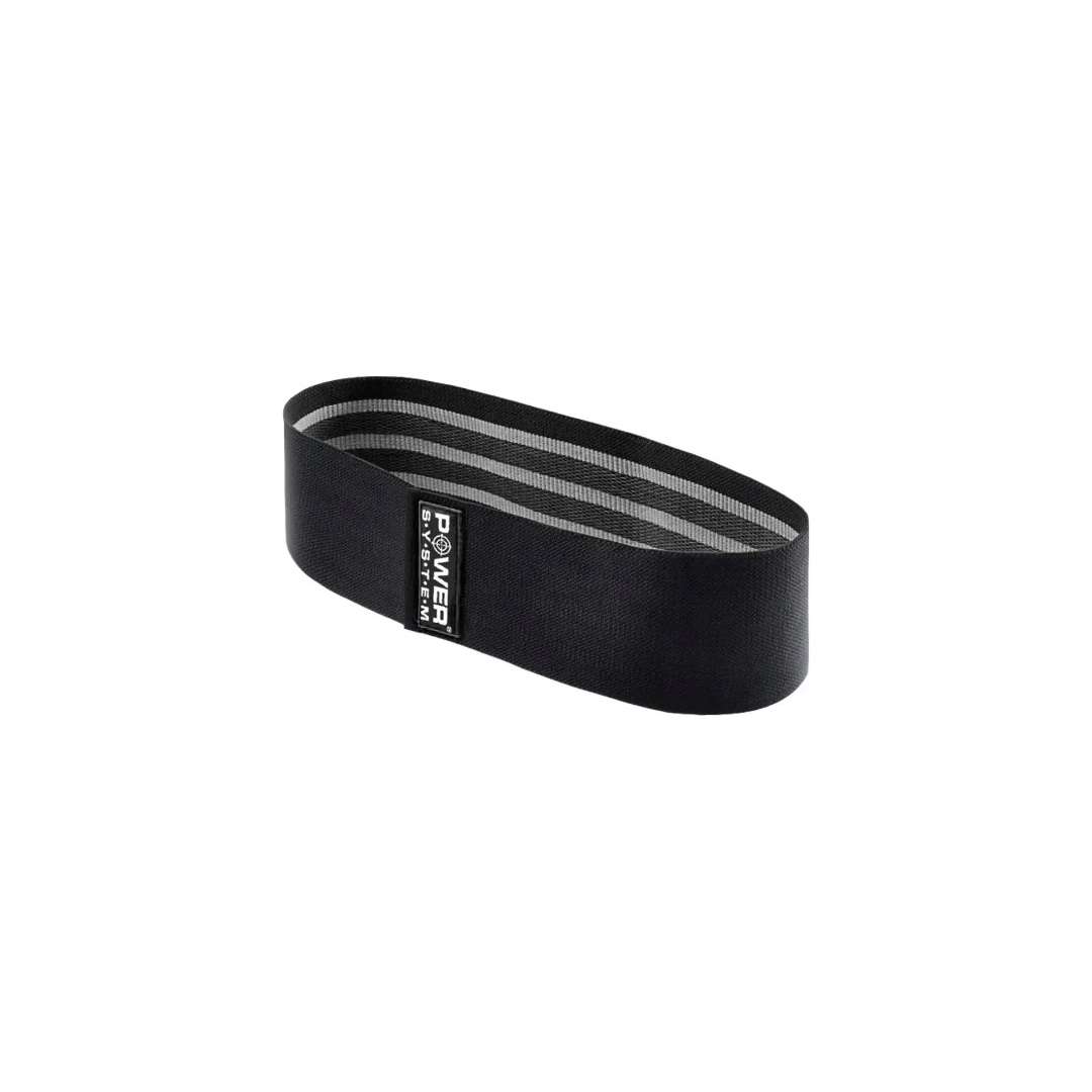 Тканева гумка для фітнесу та спорту Power System PS-4093 Booty Band LVL 3 Black/Grey (d_94 см. 6-12кг.)