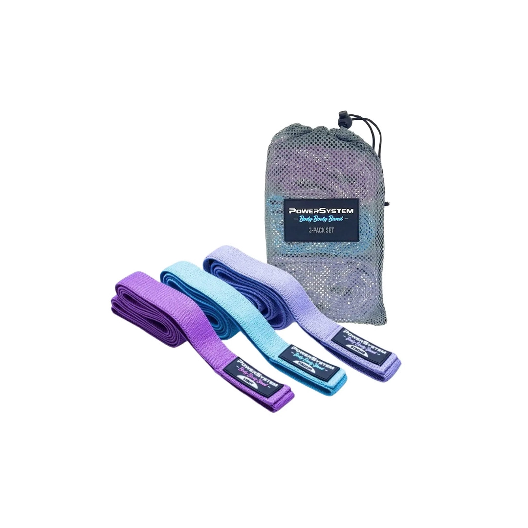 Набор тканевых резинок Power System PS-4129 Booty Band Set Long 3шт.