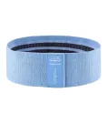 Тканева гумка для фітнесу та спорту PowerPlay 4111 Hip Band M Medium Блакитна (d_76cm)