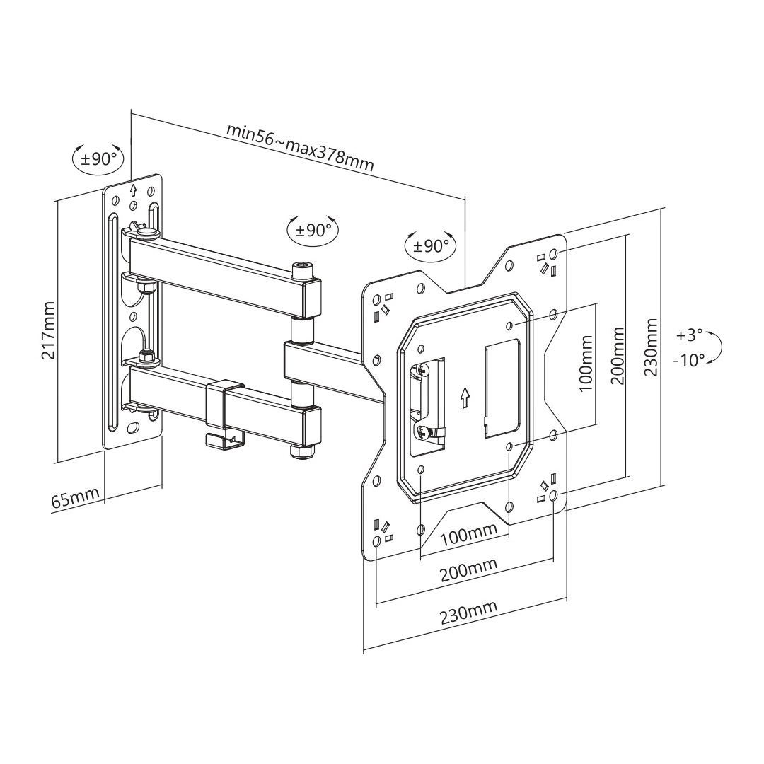 Кронштейн ITech LCD523B Кронштейн ITech LCD523B