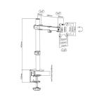 Кронштейн Brateck LDT12-C011 Кронштейн Brateck LDT12-C011