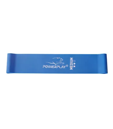 Резинка для фітнесу PowerPlay 4114 Mini Power Band 1мм. Medium Сіня (7.5 кг)