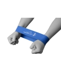 Rubber band for fitness PowerPlay 4114 Mini Power Band 1mm. Medium Blue (7.5 kg)