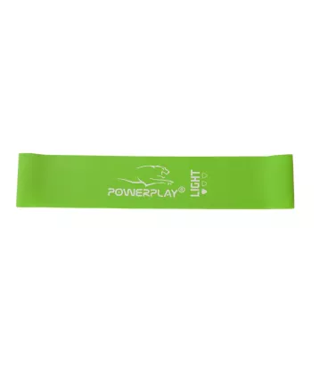 Резинка для фітнесу PowerPlay 4114 Mini Power Band 0.8мм. Light Зелена (5.5 кг)
