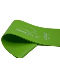 Резинка для фитнеса PowerPlay 4114 Mini Power Band 0.8мм. Light Зеленая (5.5 кг)
