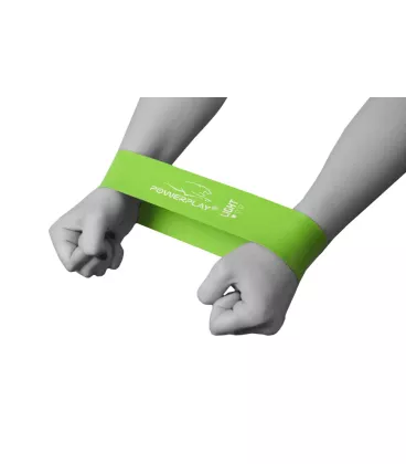 Резинка для фітнесу PowerPlay 4114 Mini Power Band 0.8мм. Light Зелена (5.5 кг)