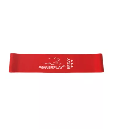 Резинка для фітнесу PowerPlay 4114 Mini Power Band 1.2мм. Heavy Червона (11 кг)