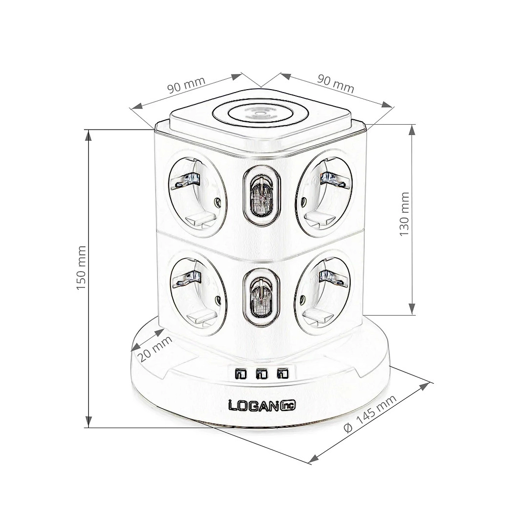 Фільтр мережі Logan WS8-2 Фільтр мережі Logan WS8-2