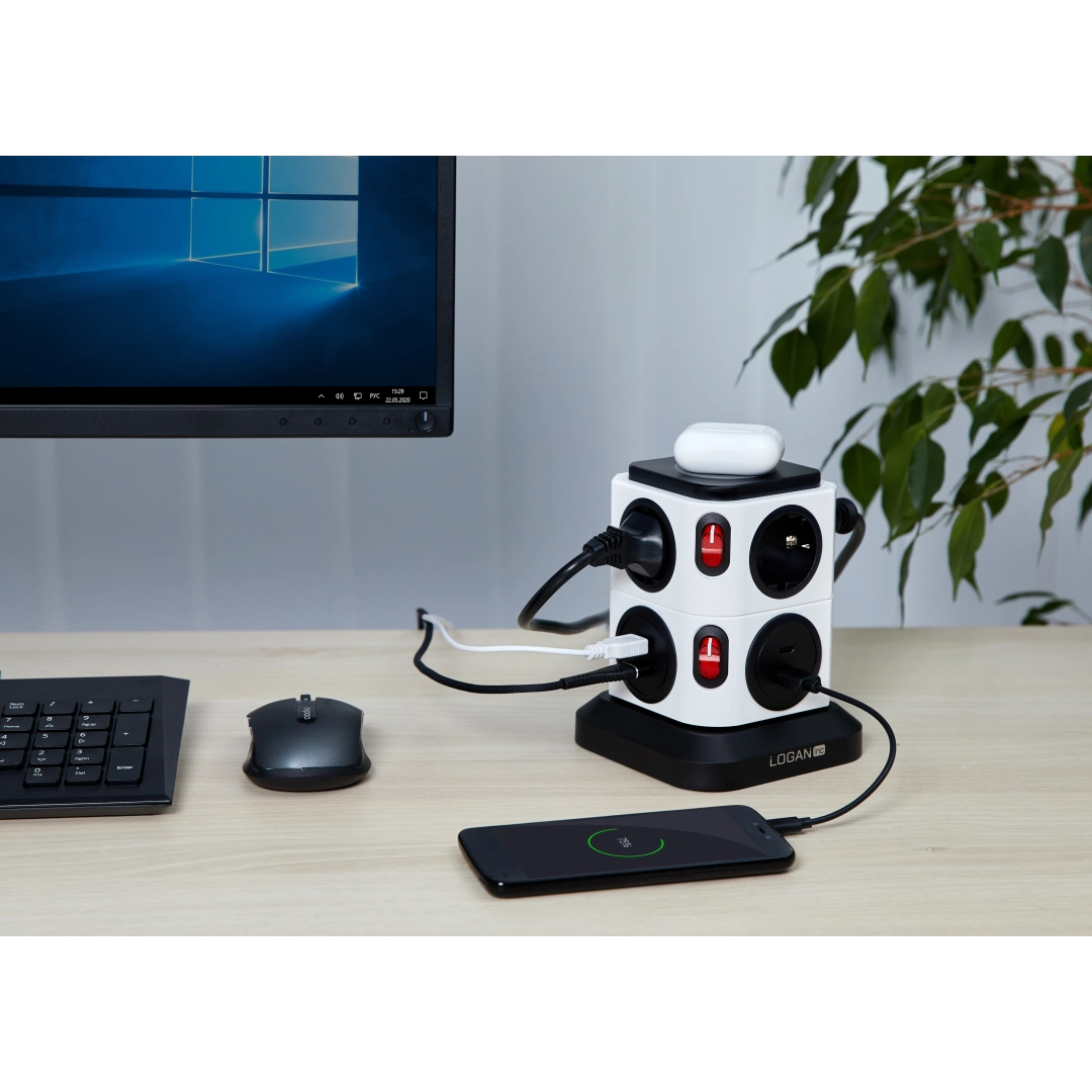 Мережевий фільтр Logan WSB6-2 Мережевий фільтр Logan WSB6-2