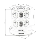 Мережевий фільтр Logan WSBW8-2 Мережевий фільтр Logan WSBW8-2