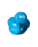 A set of dumbbells in a case of 12 kg. PowerPlay 4118 Fitness Dumbells (2pcs.*1kg. 2pcs.*2kg. 2pcs.*3kg.)