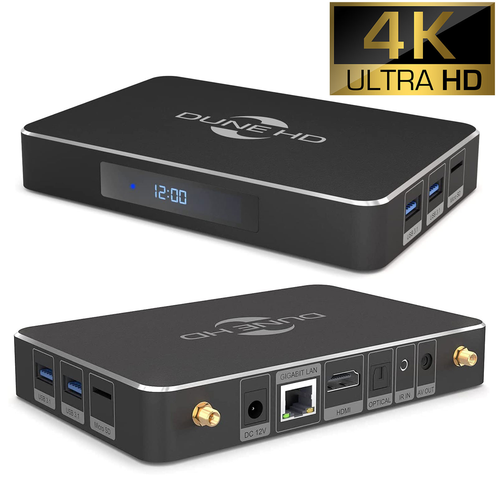 Медіаплеєр Dune HD Real Vision 4K Plus недорого купити в Україні.