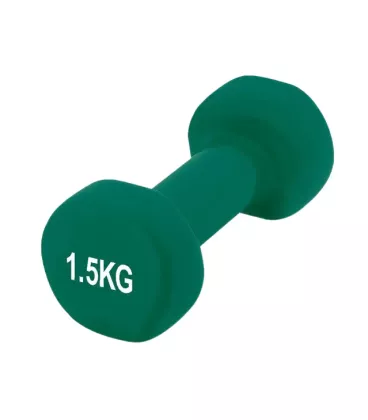 Гантель вінілова PowerPlay 4125 Achilles 1.5 кг. Зелена (1шт.)