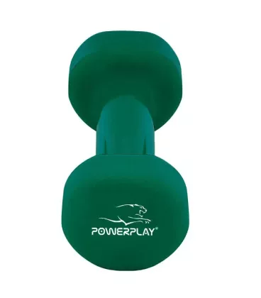 Гантель вінілова PowerPlay 4125 Achilles 1.5 кг. Зелена (1шт.)