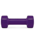 Гантели виниловые PowerPlay 4125 Achilles 2*2.5 кг. Фиолетовые (пара – 2шт.)