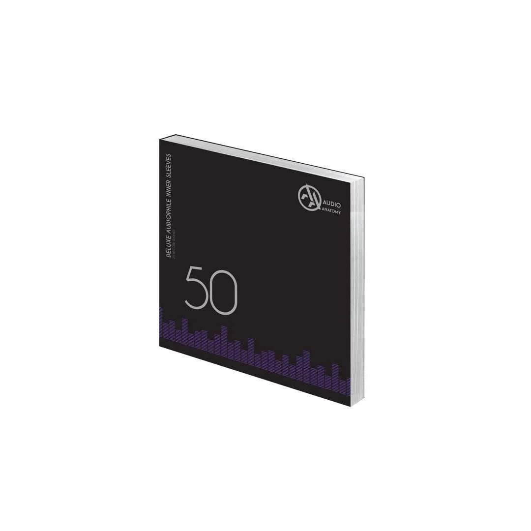 Envelopes Audio Anatomy 50 X 12" Deluxe Audiophile Antistatic Inner Sleeves White
