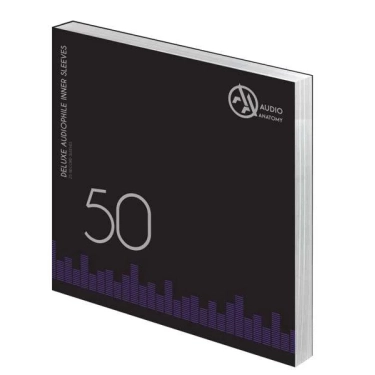 Конверти Audio Anatomy 50 X 12" Deluxe Audiophile Antistatic Inner Sleeves White