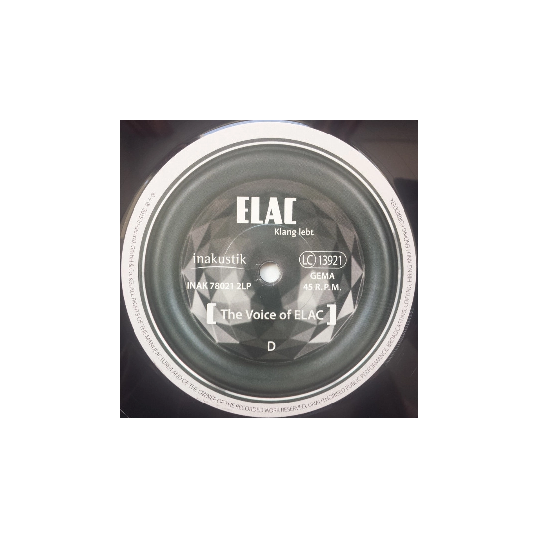 Вініловий диск LP The Voice Of ELAC (45rpm)