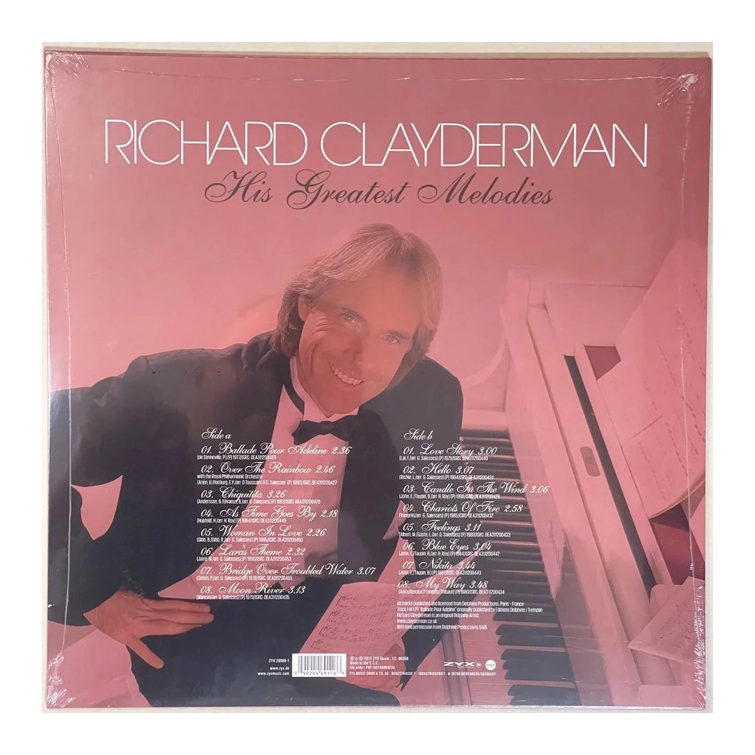 Вінілова платівка Richard Clayderman - His Greatest Melodies