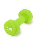 Vinyl dumbbell PowerPlay 4125 Achilles 3 kg. Green (1 pc.)