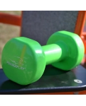 Vinyl dumbbell PowerPlay 4125 Achilles 3 kg. Green (1 pc.)