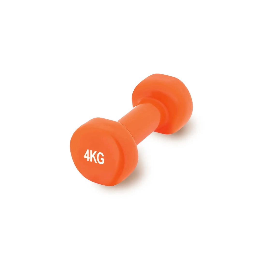 Vinyl dumbbell PowerPlay 4125 Achilles 4 kg. Orange (1 pc.)