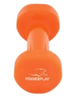 Vinyl dumbbell PowerPlay 4125 Achilles 4 kg. Orange (1 pc.)