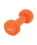 Vinyl dumbbell PowerPlay 4125 Achilles 4 kg. Orange (1 pc.)