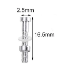 Гвинти для кріплення картриджа LP Sound M2.5*13.5 1 пара