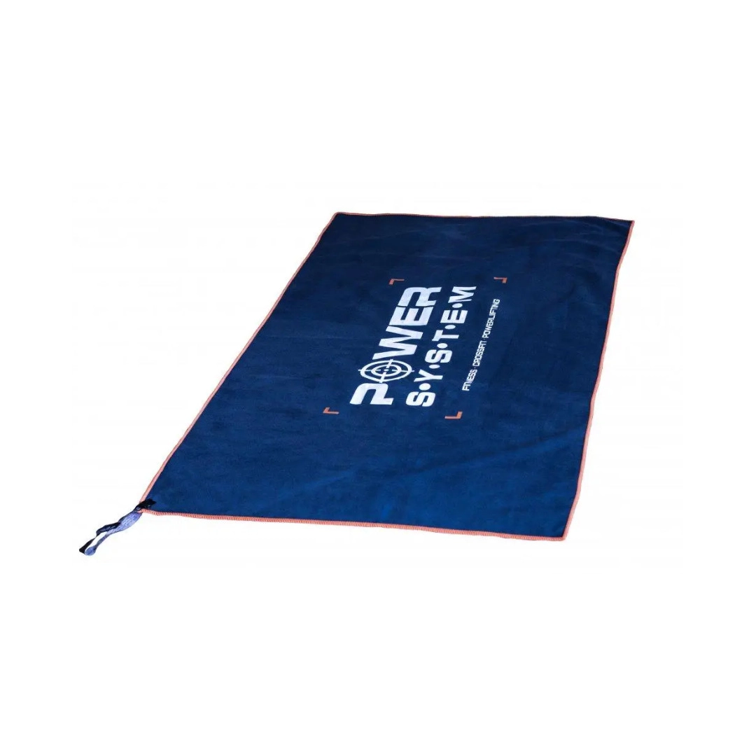 Рушник для фітнесу та спорту Power System PS-7005 Gym Towel (100*50см.) Темно-синій