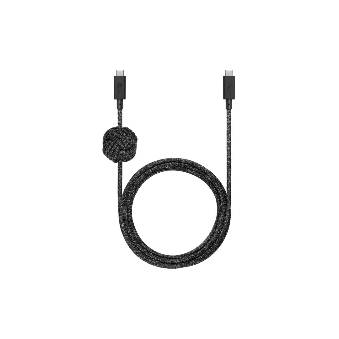 Кабель Native Union Anchor Cable USB-C to USB-C Pro 240W Cosmos Black (3 m) (ACABLE-C-COS-NP)