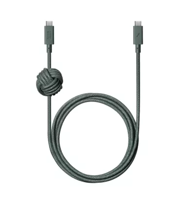 Кабель Native Union Anchor Cable USB-C to USB-C Pro 240W Slate Green (3 m) (ACABLE-C-GRN-NP)