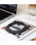 Кабель Native Union Belt Cable Duo Pro 240W USB-C to USB-C & Lightning Cosmos Black (2.4 m) (BELT-PROCCL-COS-NP)