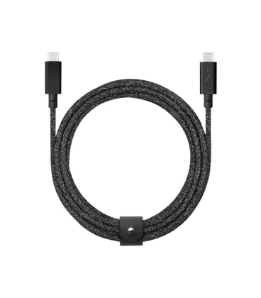 Кабель Native Union Belt Cable USB-C to USB-C Pro 240W Cosmos Black (2.4 m) (BELT-PRO2-COS-NP)