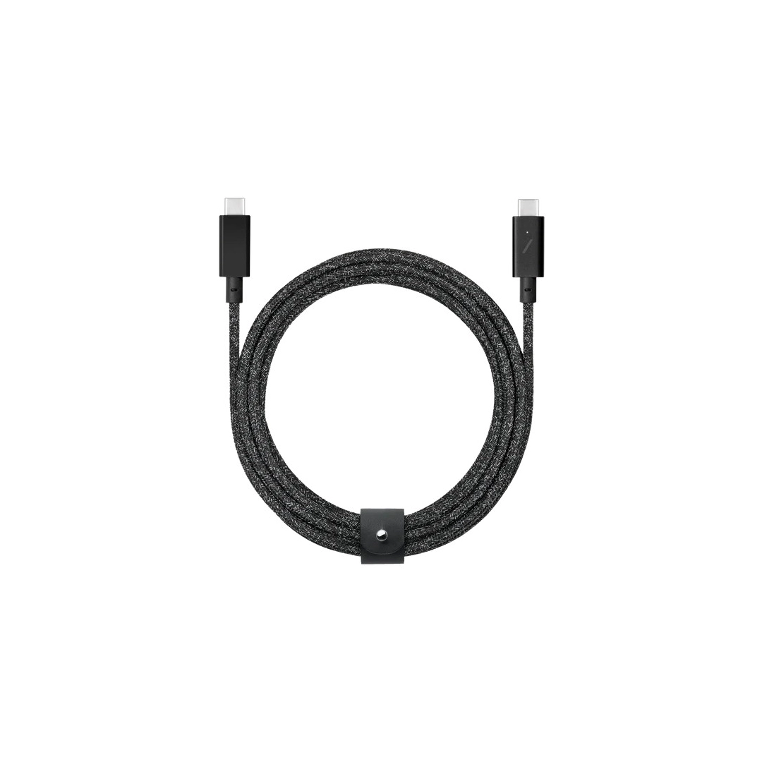 Native Union Belt Cable USB-C to USB-C Pro 240W Cosmos Black (2.4 m) (BELT-PRO2-COS-NP)