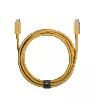 Кабель Native Union Belt Cable USB-C to USB-C Pro 240W Kraft (2.4 m) (BELT-PRO2-KFT-NP)