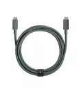 Кабель Native Union Belt Cable USB-C to USB-C Pro 240W Slate Green (2.4 m) (BELT-PRO2-GRN-NP)