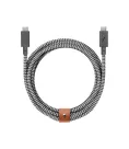 Кабель Native Union Belt Cable USB-C to USB-C Pro 240W Zebra (2.4 m) (BELT-PRO2-ZEB-NP)
