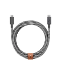 Кабель Native Union Belt Cable USB-C to USB-C Pro 240W Zebra (2.4 m) (BELT-PRO2-ZEB-NP)