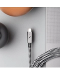 Native Union Belt Cable USB-C to USB-C Pro 240W Zebra (2.4 m) (BELT-PRO2-ZEB-NP)
