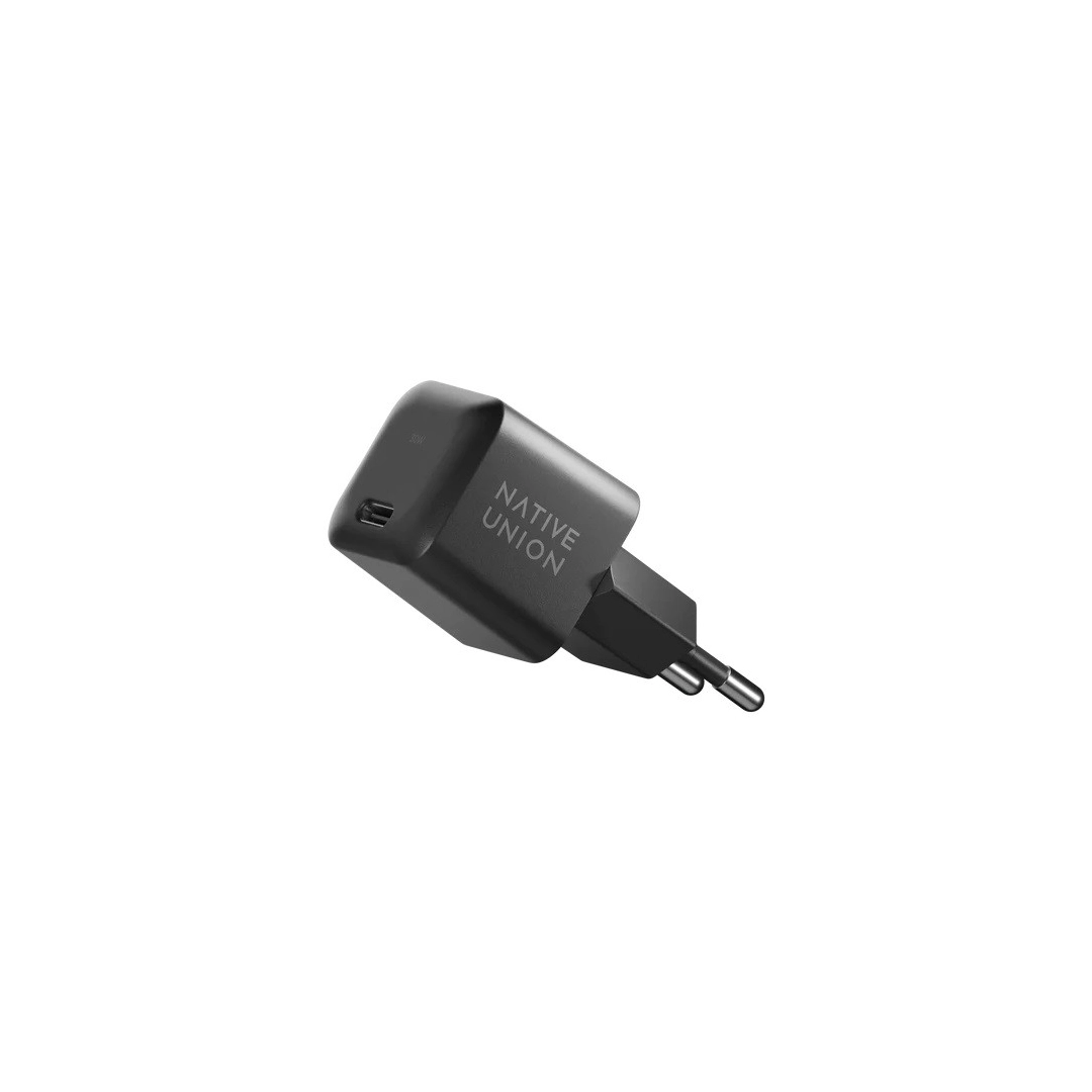 Зарядний пристрій Native Union Fast GaN Charger PD 30W USB-C Port Black (FAST-PD30-2-BLK-EU)