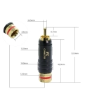 Роз'єм RCA R Connector N1008 (пара)