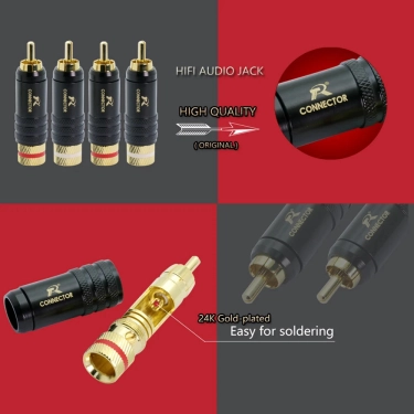 Роз'єм RCA R Connector N1008 (пара)