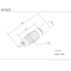 RCA роз'єм AirBase NA1023 Gold (пара) RCA роз'єм AirBase NA1023 Gold (пара)
