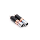 RCA роз'єм AirBase NA1024 Silver Gold (пара) RCA роз'єм AirBase NA1024 Silver Gold (пара)